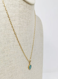 Baby Kurt Necklace/ Wrap Bracelet Amazonite