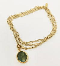 Baby Kurt Necklace/ Wrap Bracelet Labradorite