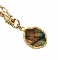 Baby Kurt Necklace/ Wrap Bracelet Labradorite