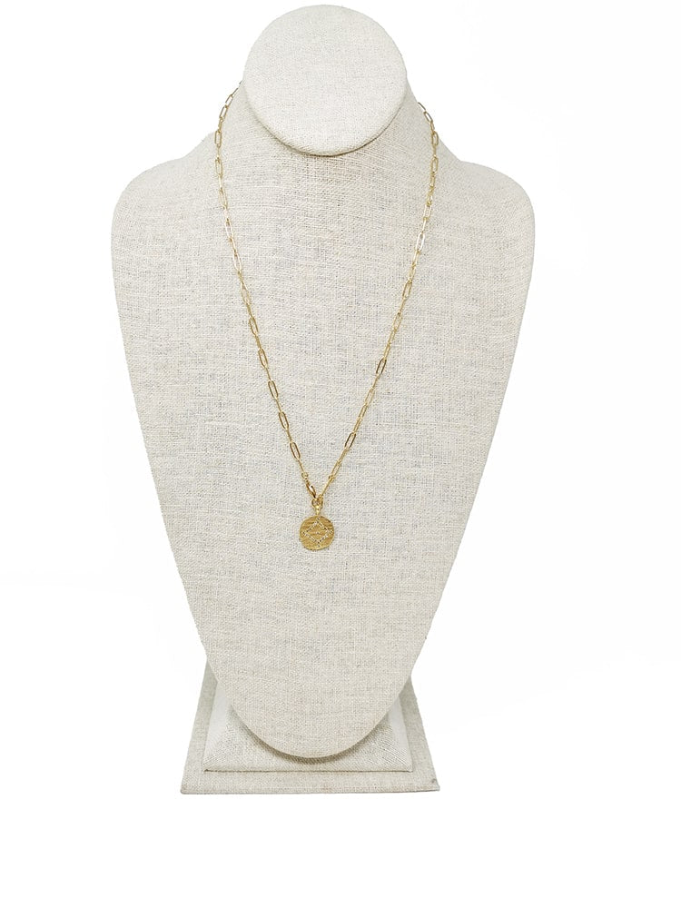 Falcon Multiposition Ajna Medallion Necklace