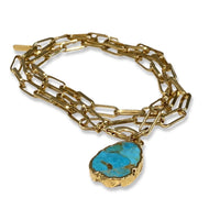 Kurt Necklace/Wrap Bracelet Turquoise