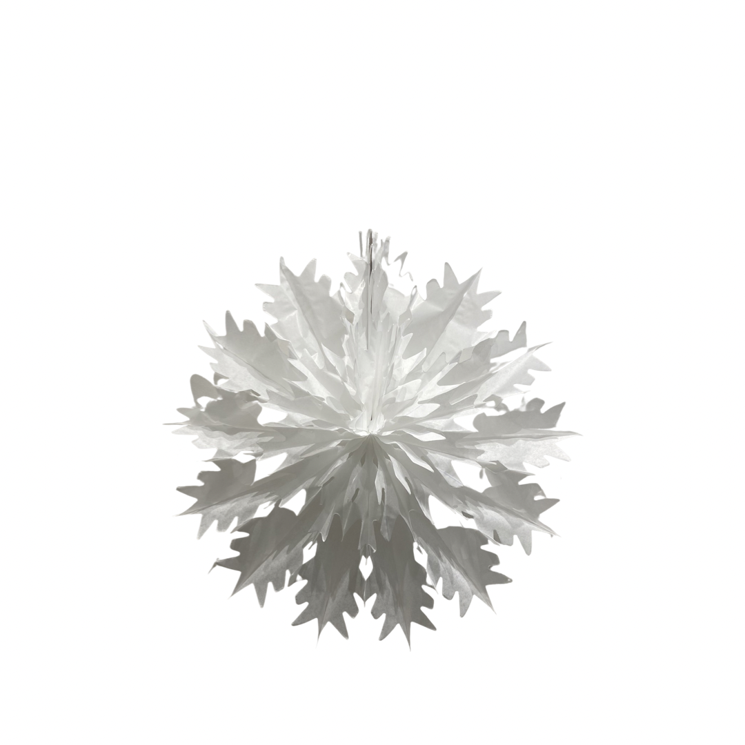 Small Snowflake Decoration - White