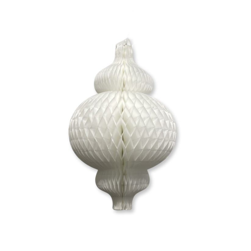 Small Lantern Decoration - White