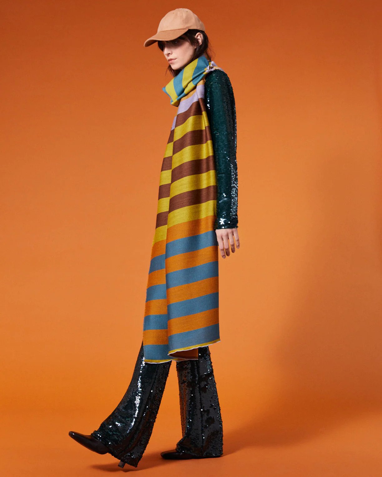 Fine Wool & Silk Elise Scarf