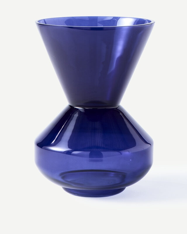 Vase Thick Neck Blue