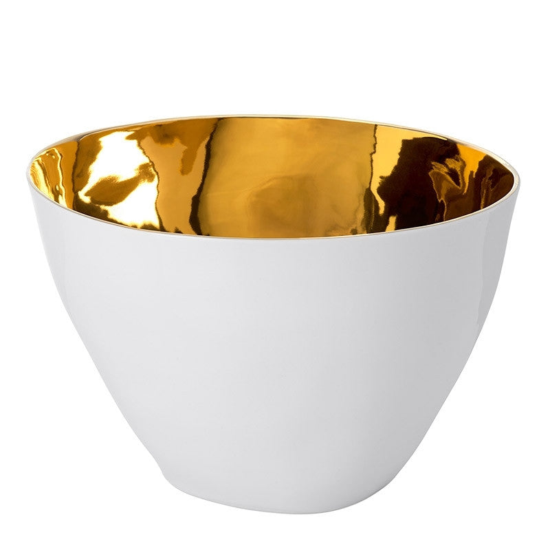 Gold Famished Bowl Large