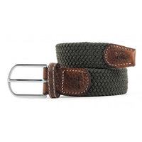 Braided Belt - Khaki Green