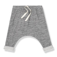 Organic cotton grey pants for baby