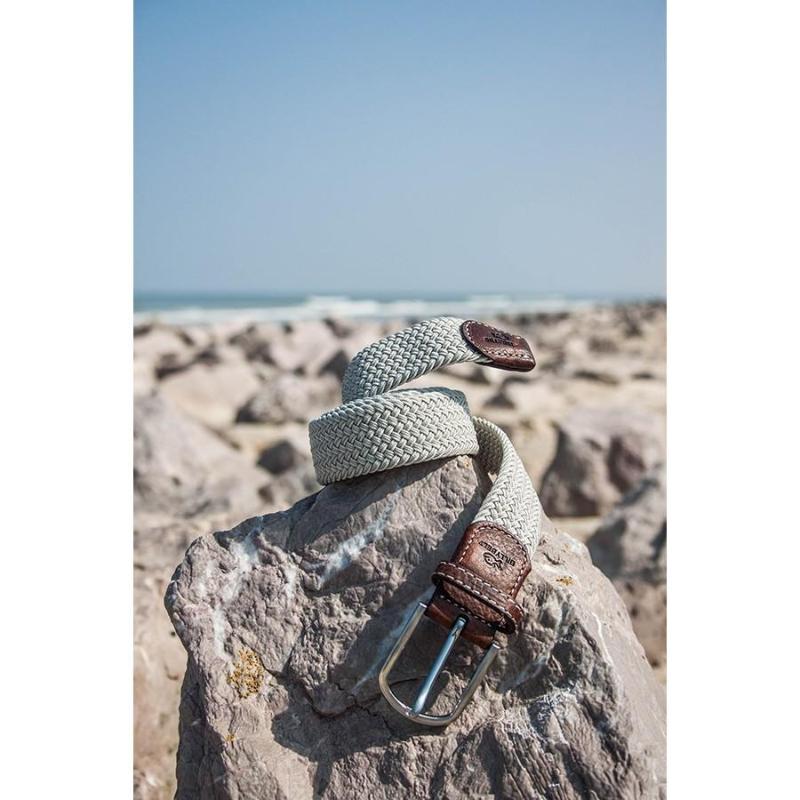 The belt is on a rock at the beach