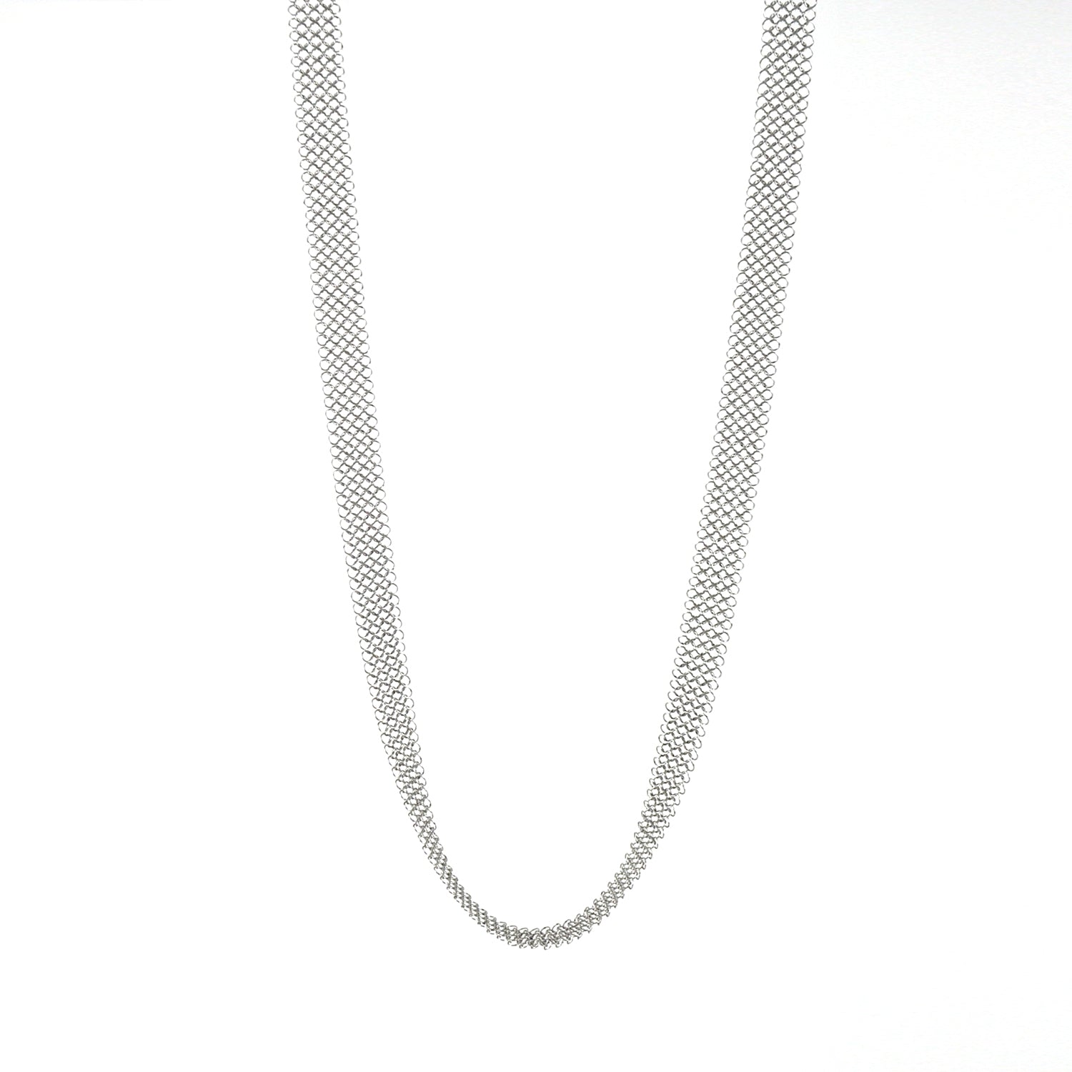Les Basiques Fine Chainmail Necklaces - Silver