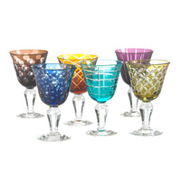 Multicoloured Wine Glasses
