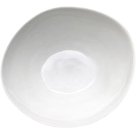 White Large Wide Salad Bowl