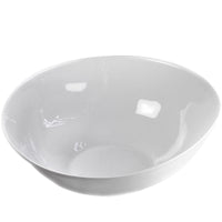 White Large Wide Salad Bowl